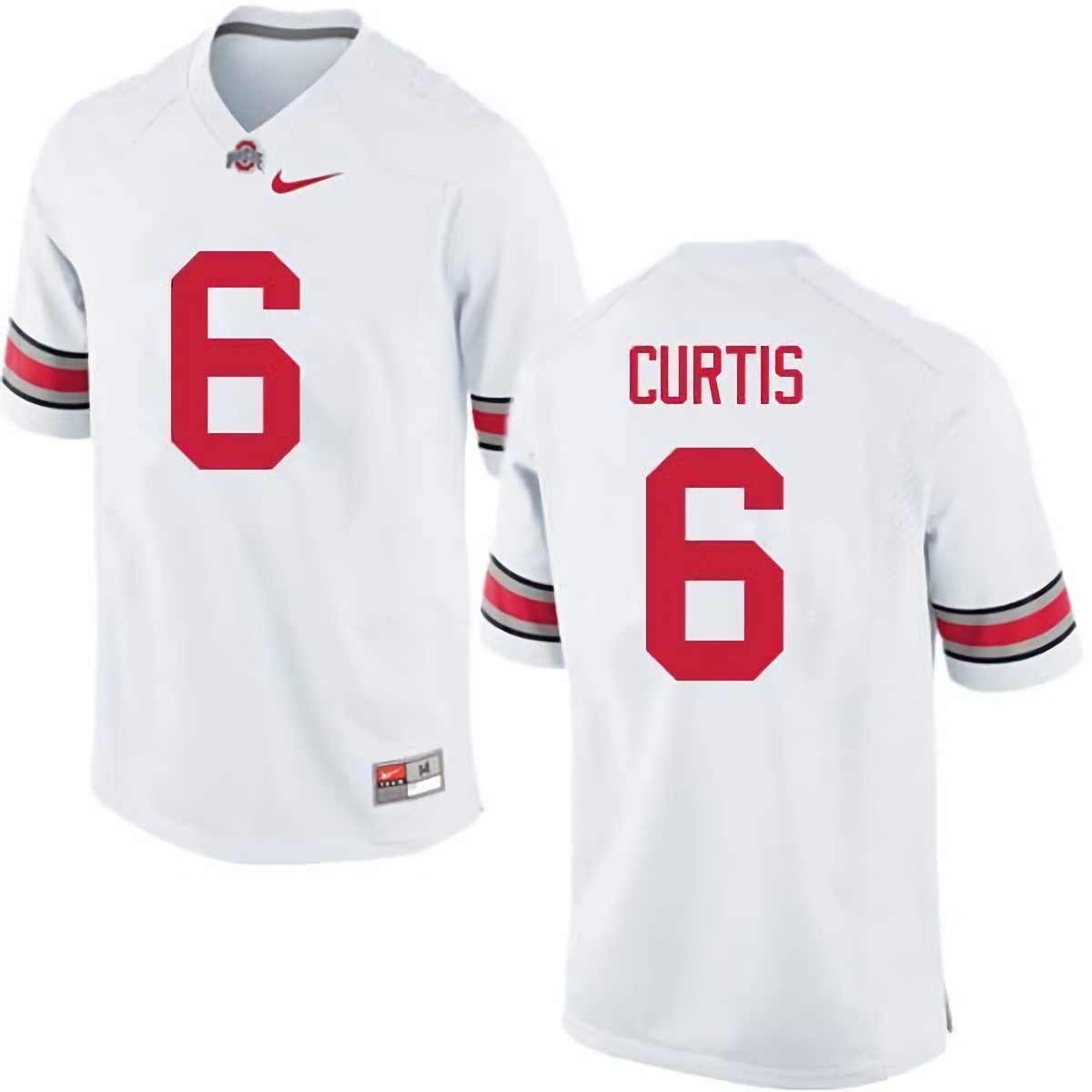Kory Curtis Ohio State Buckeyes Men's NCAA #6 Nike White College Stitched Football Jersey PMK8656EI